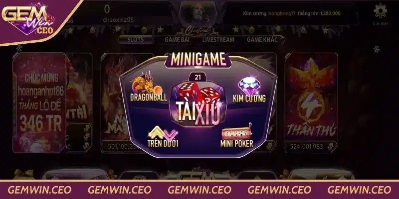 Game casino trực tuyến đa dạng