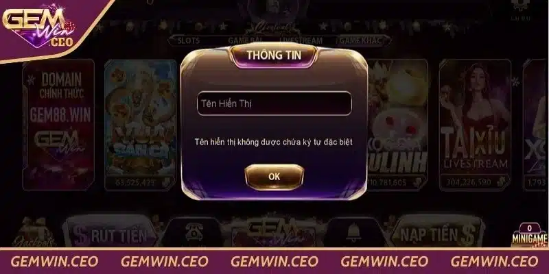 Quy trình đăng ký Gemwin đơn giản, dễ thực hiện